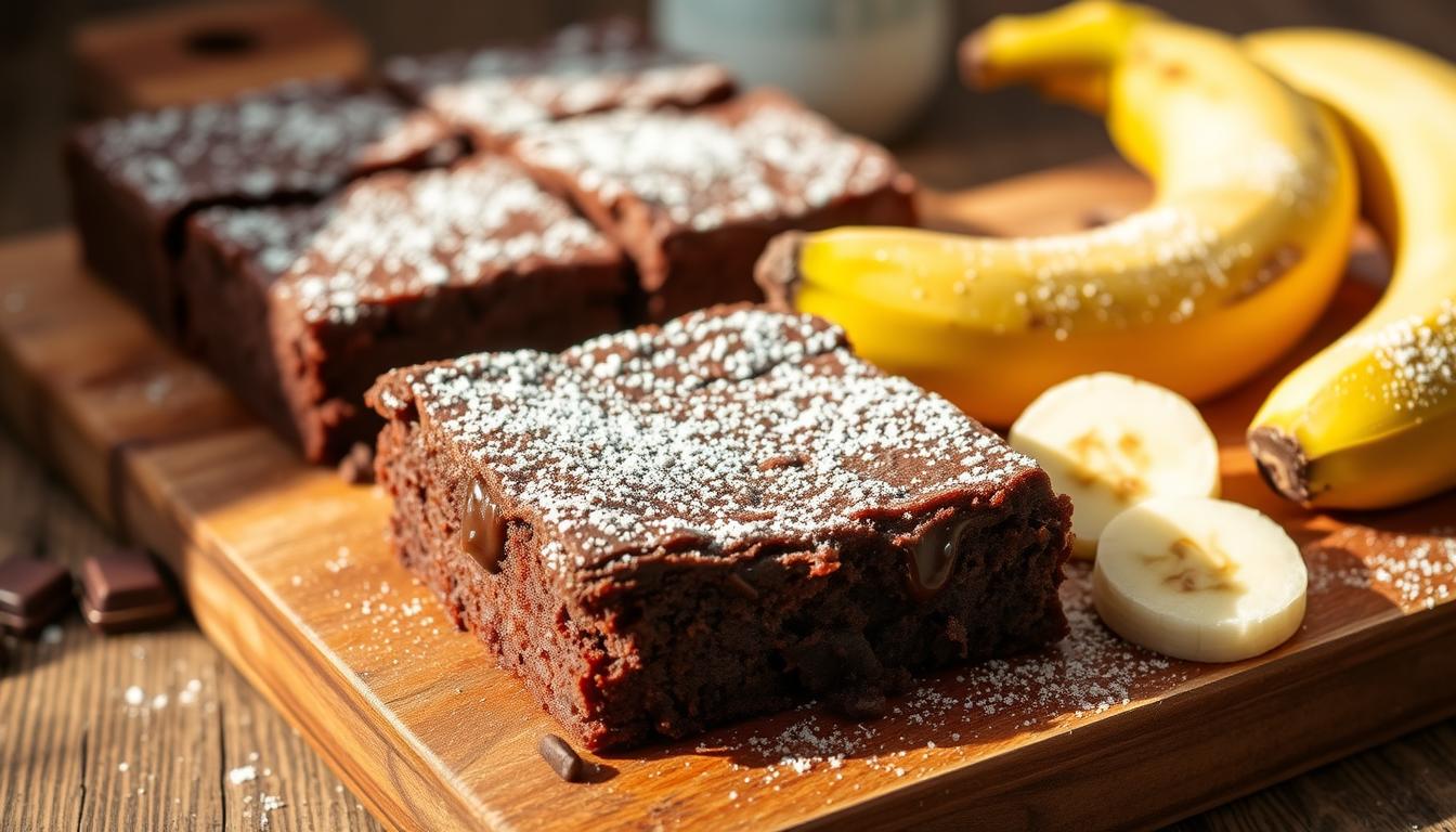 3 ingredient banana brownies