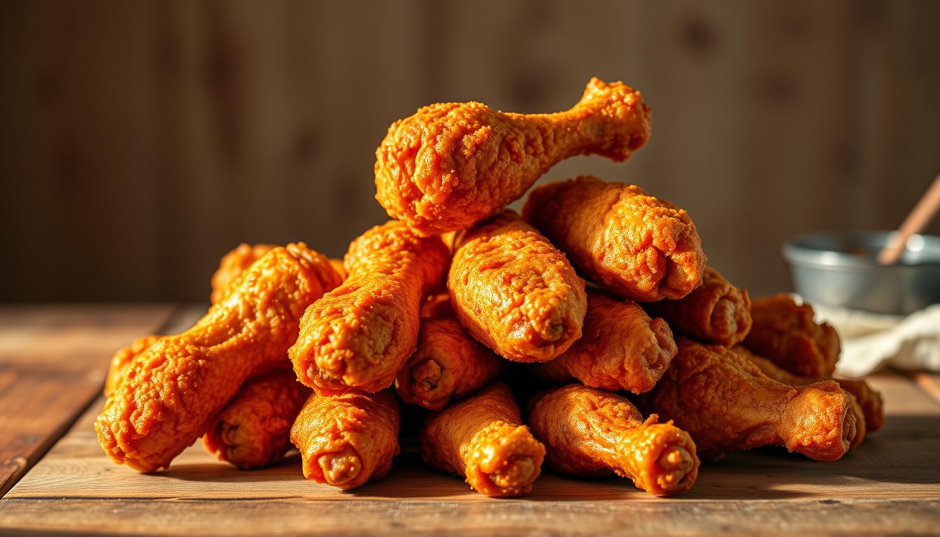 fried chicken drumsticks