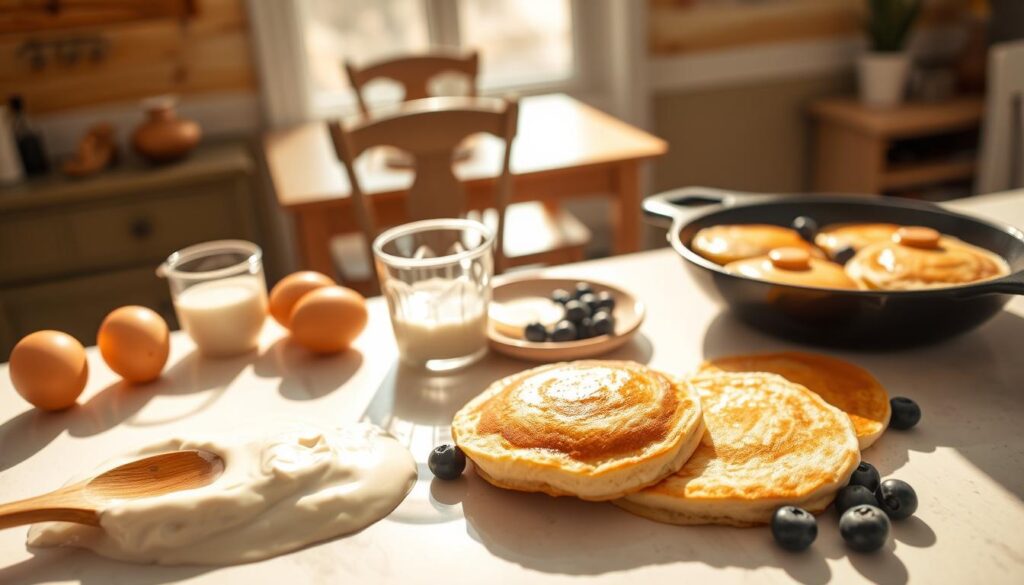 How to make fluffy pancakes with bisquick