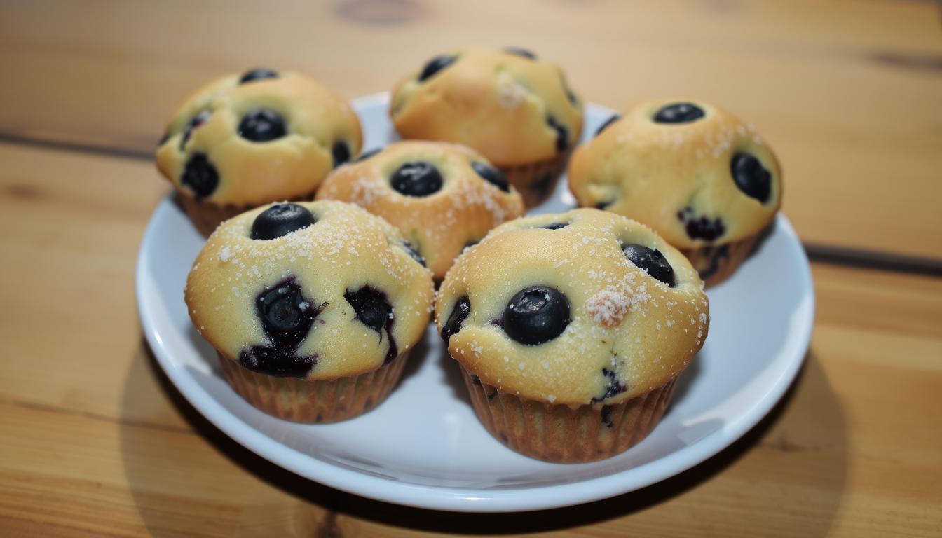 mini blueberry muffins