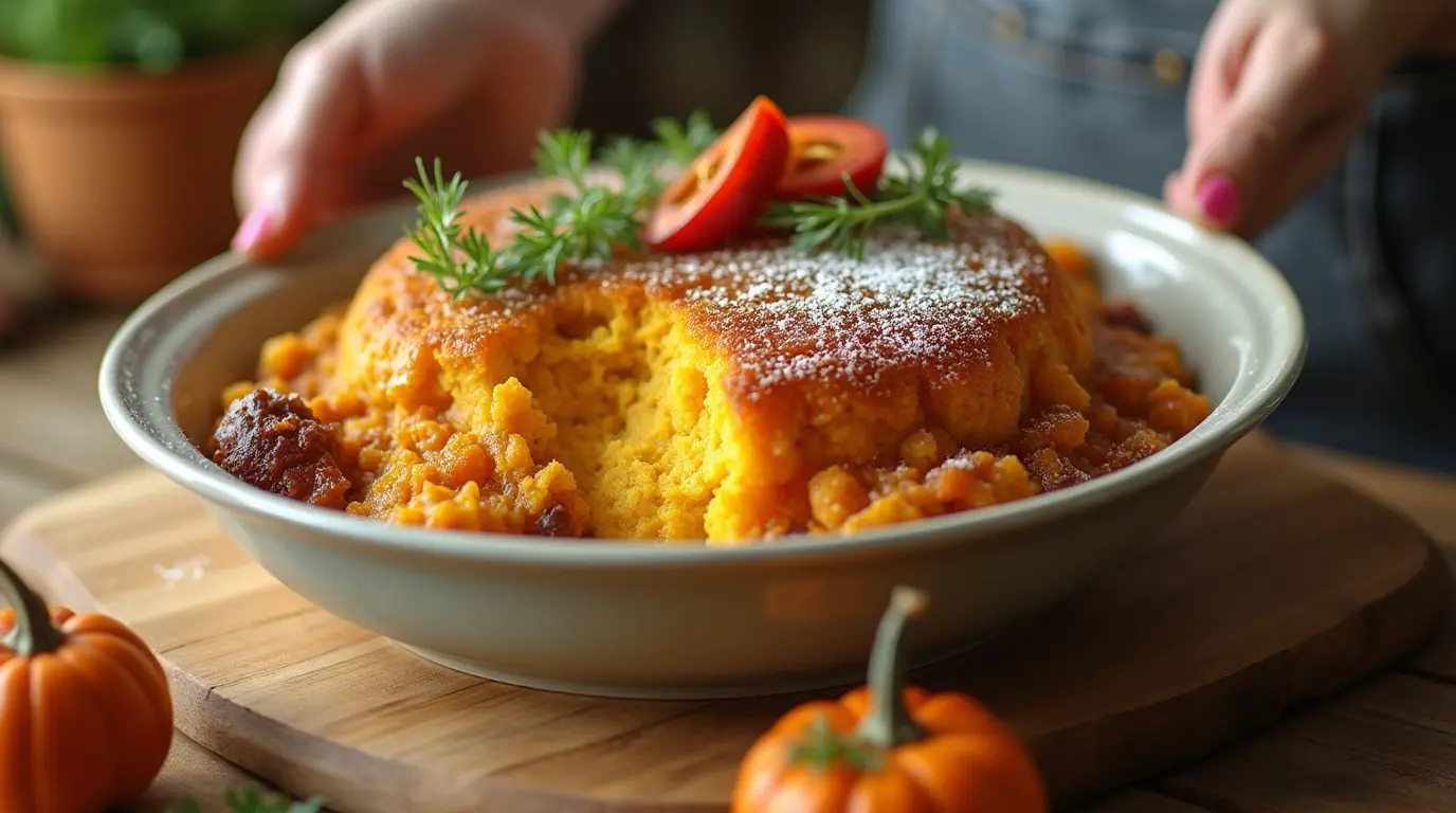 pumpkin dump cake