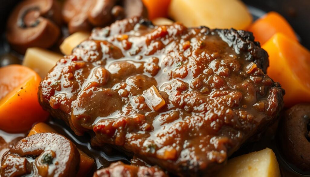 slow cooker cubed steak