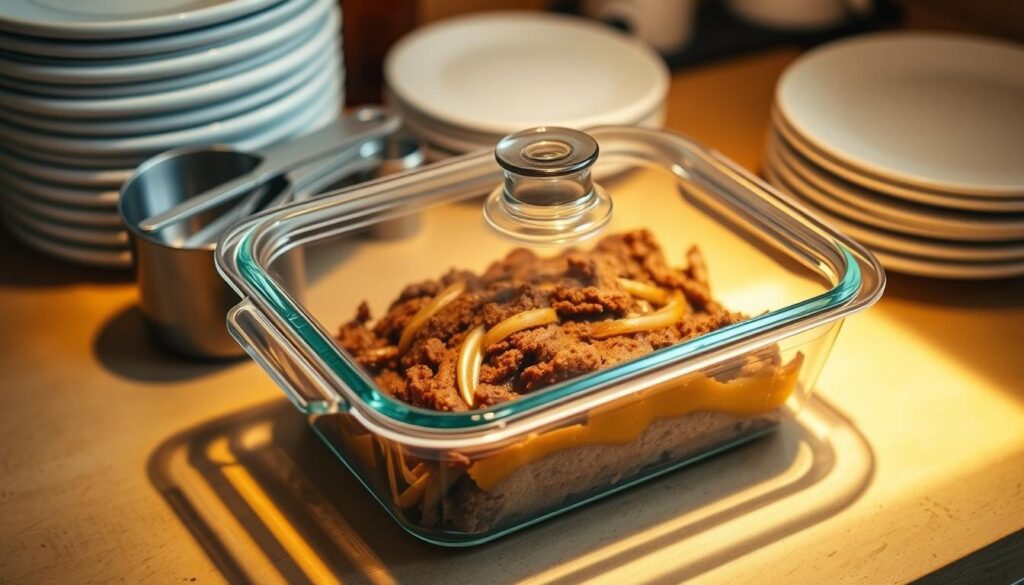 storing meatloaf leftovers